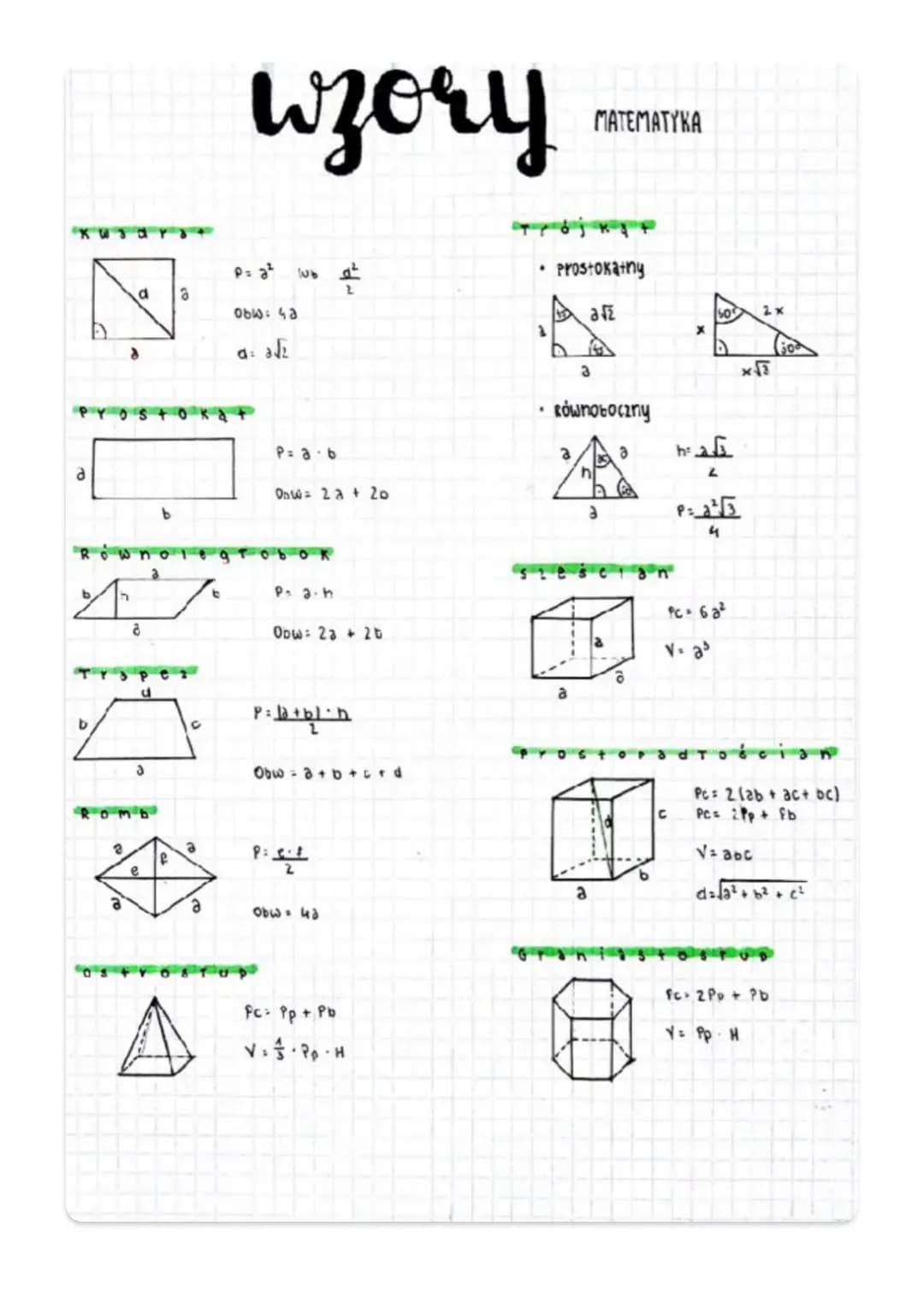 Wzory-matematyka