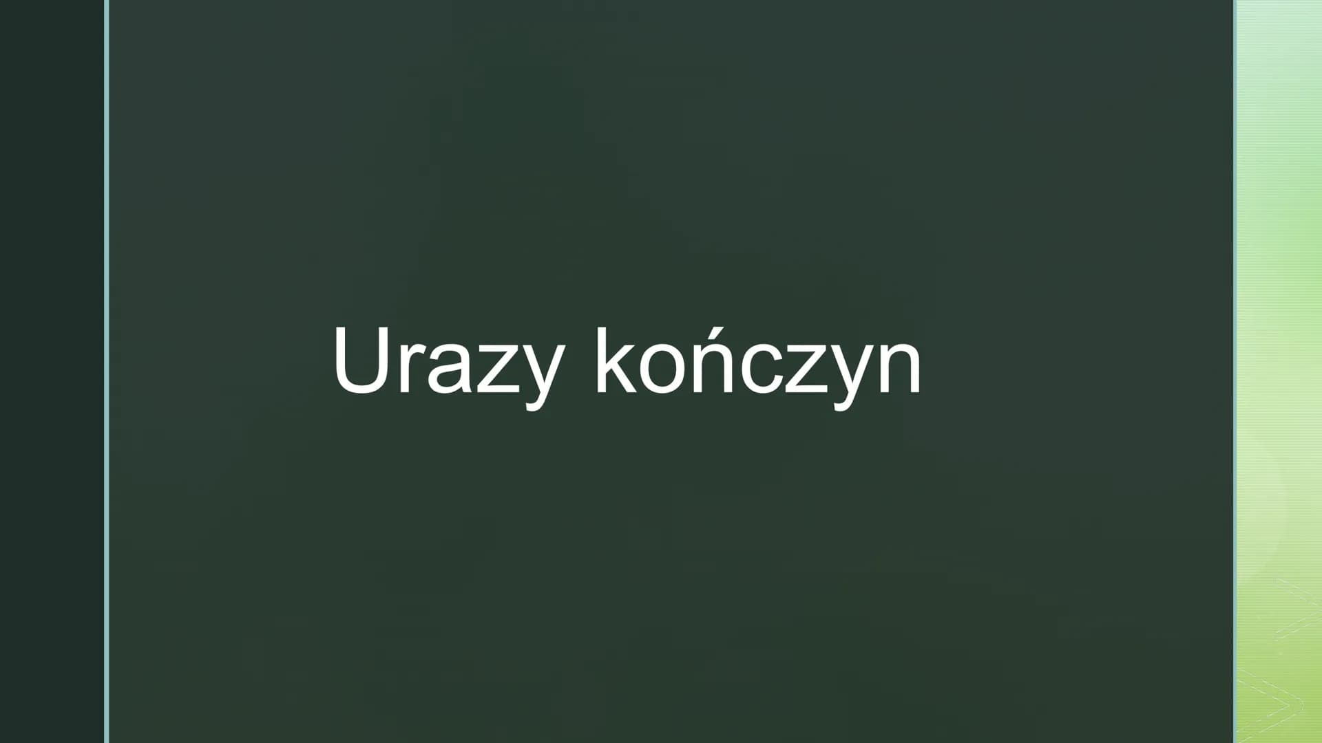 
<p>Urazy kończyn zdarzają się często. Czasami urazy, takie jak upadek na oblodzonym chodniku czy uderzenie się piłką w wyprostowany palec, 