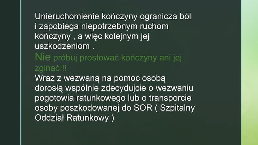 
<p>Urazy kończyn zdarzają się często. Czasami urazy, takie jak upadek na oblodzonym chodniku czy uderzenie się piłką w wyprostowany palec, 