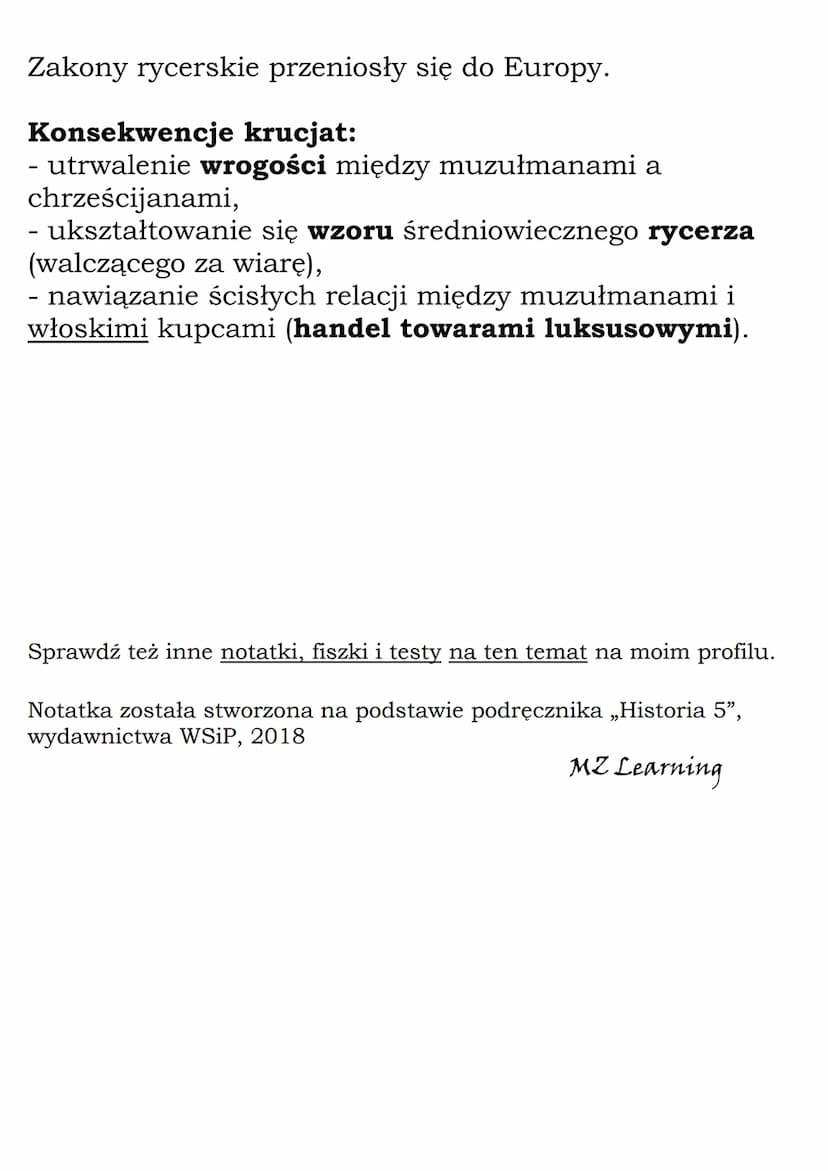 
<p>W połowie VII w. Palestynę (Ziemię Świętą) podbili Arabowie. W połowie XI w. część państw arabskich na Bliskim Wschodzie została podbita