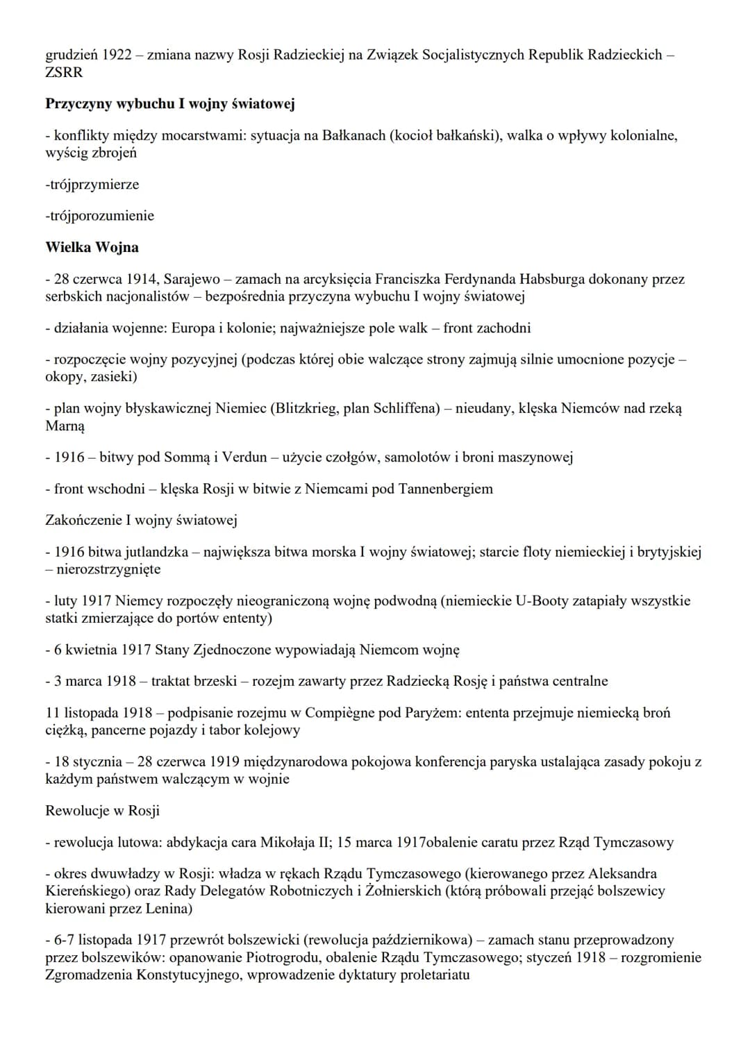 Ententa – trójporozumienie; porozumienie zawarte pomiędzy Rosją, Francją i Anglią w obawie przed
ekspansywną polityką niemiecką. Powstało na