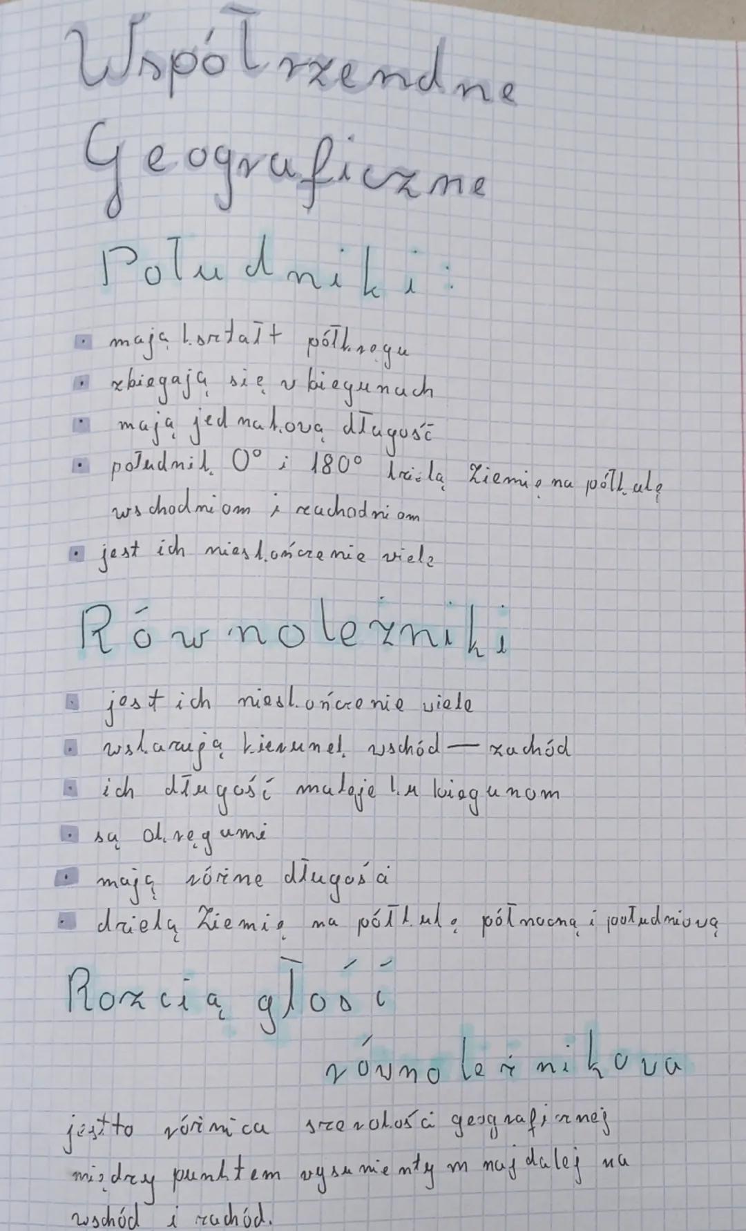 Współrzędne geograficzne i ich znaczenie w geografii