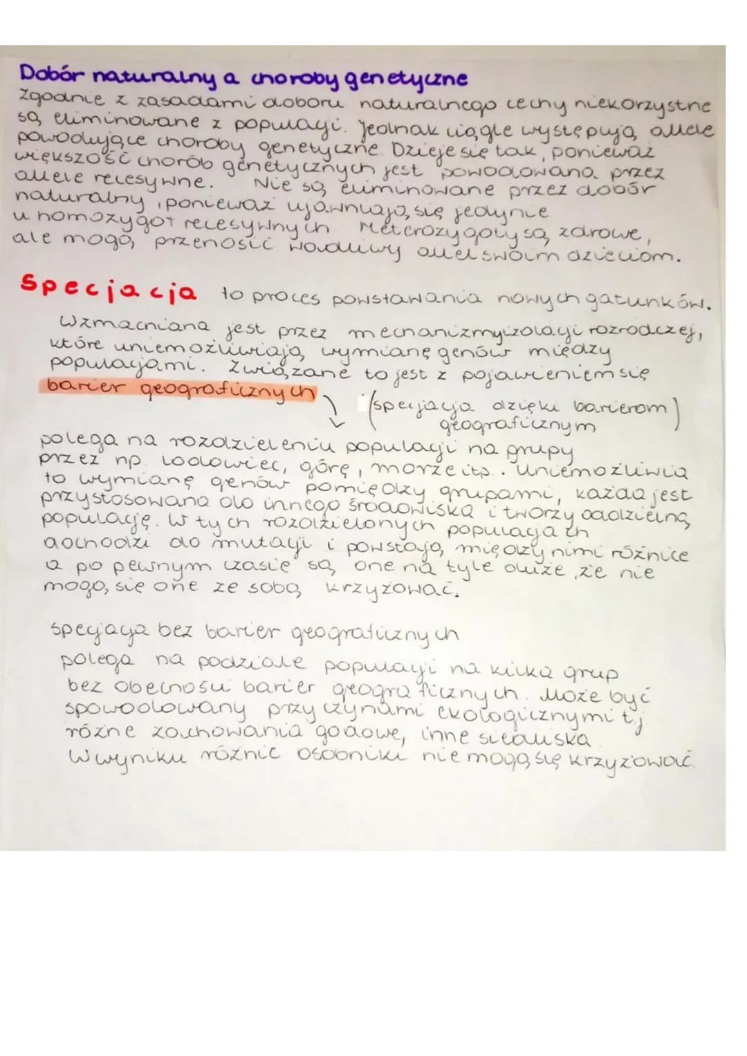 ewolucja biologiczna to proces stopniowych i nieodwracalnych
zmian grup organizmów.
na skutek powstają nowe gatunki, które zwykle są,
lepiej