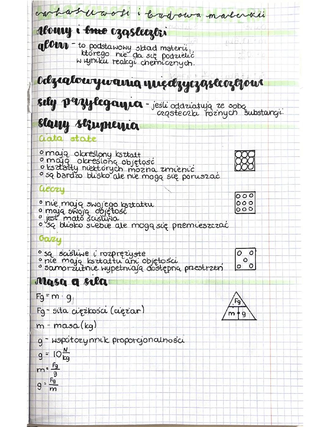 Fizyka Dział 2 - Właściwości i Budowa Materii