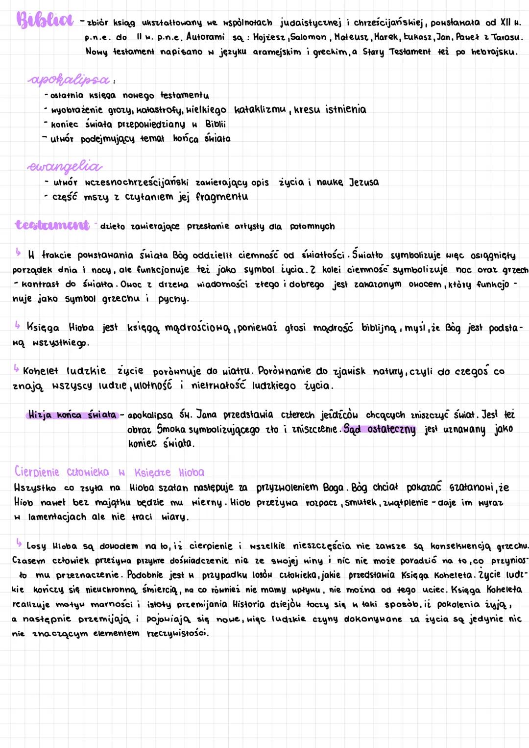 prawo:
-kodeks moralny
-dekalog
styl Biblii
- podniosły i poważny
- specyficzne struktury składniowe i stownictwo
-zdania rozpoczynające się