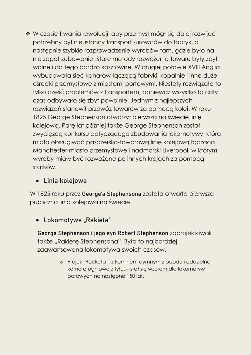 I. EUROPA I ŚWIAT OD 1815 R.
DO POŁOWY XIX WIEKU
■ Rewolucja przemysłowa
■ Pokongresowy ład w Europie i próby jego obalenia
I Nowe kierunki 