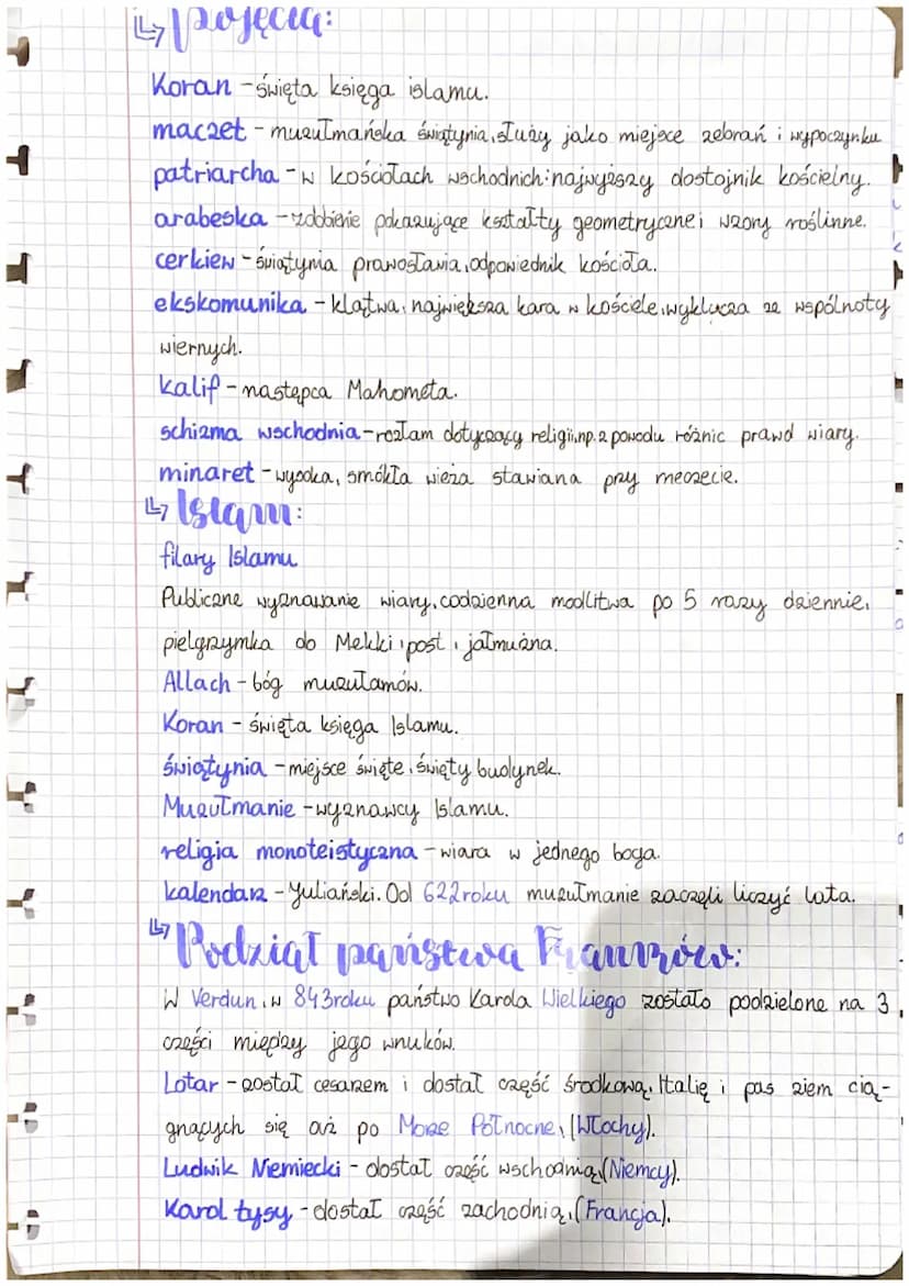 1
+
D
D
historia pozgari
Średniowiecza
↳ vrim byli?
Machomet - około 610 roku ogłositiże dostał objawień od anioła
Gabrielai został prorokie