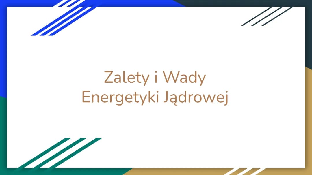 Energetyka jądrowa