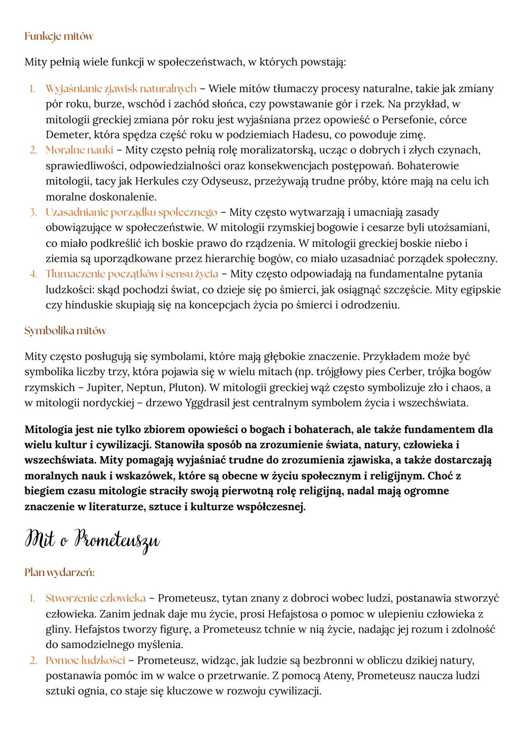 # MITOLOGIA

## Wprowadzenie do mitologii

Mitologia to zbiór opowieści o bogach, bohaterach, duchach i innych nadprzyrodzonych
istotach, kt