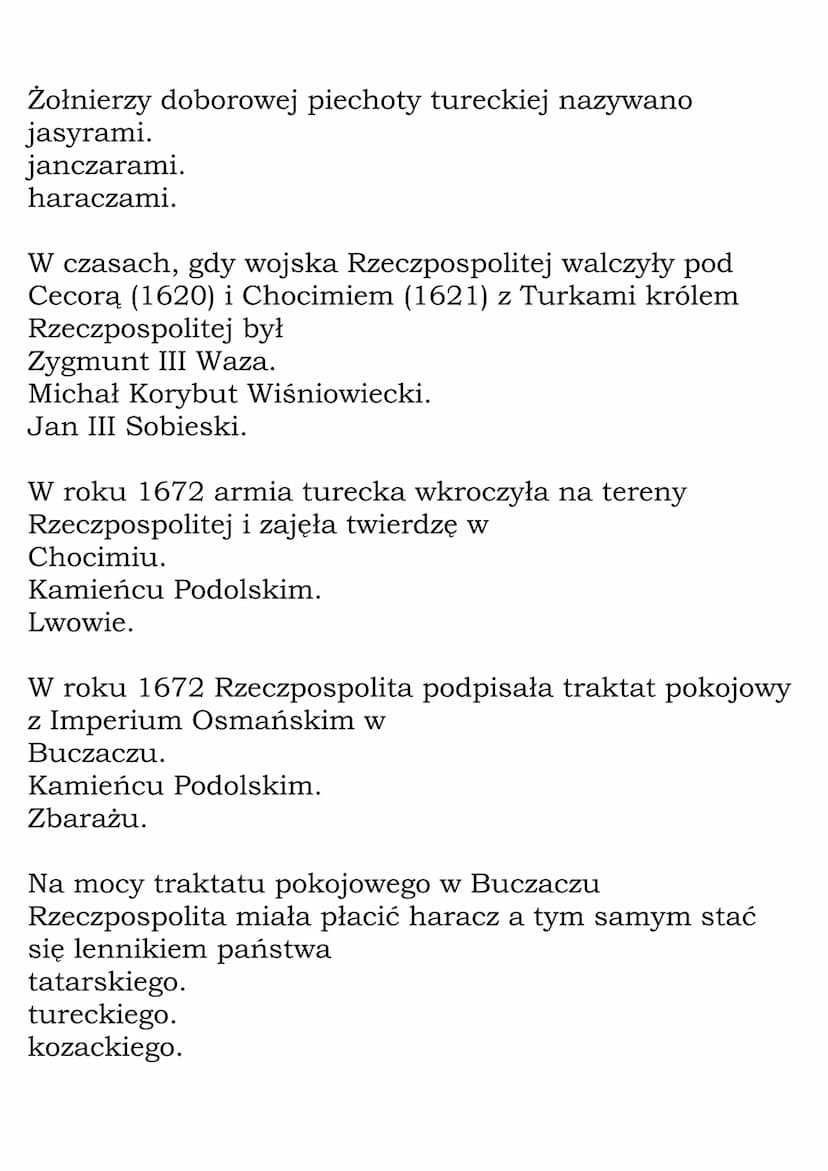 
<p>Wojny polsko-tureckie w XVII wieku dotyczyły konfliktów zbrojnych pomiędzy Rzecząpospolitą a Imperium Osmańskim. Wojna z Turcją 1620 był