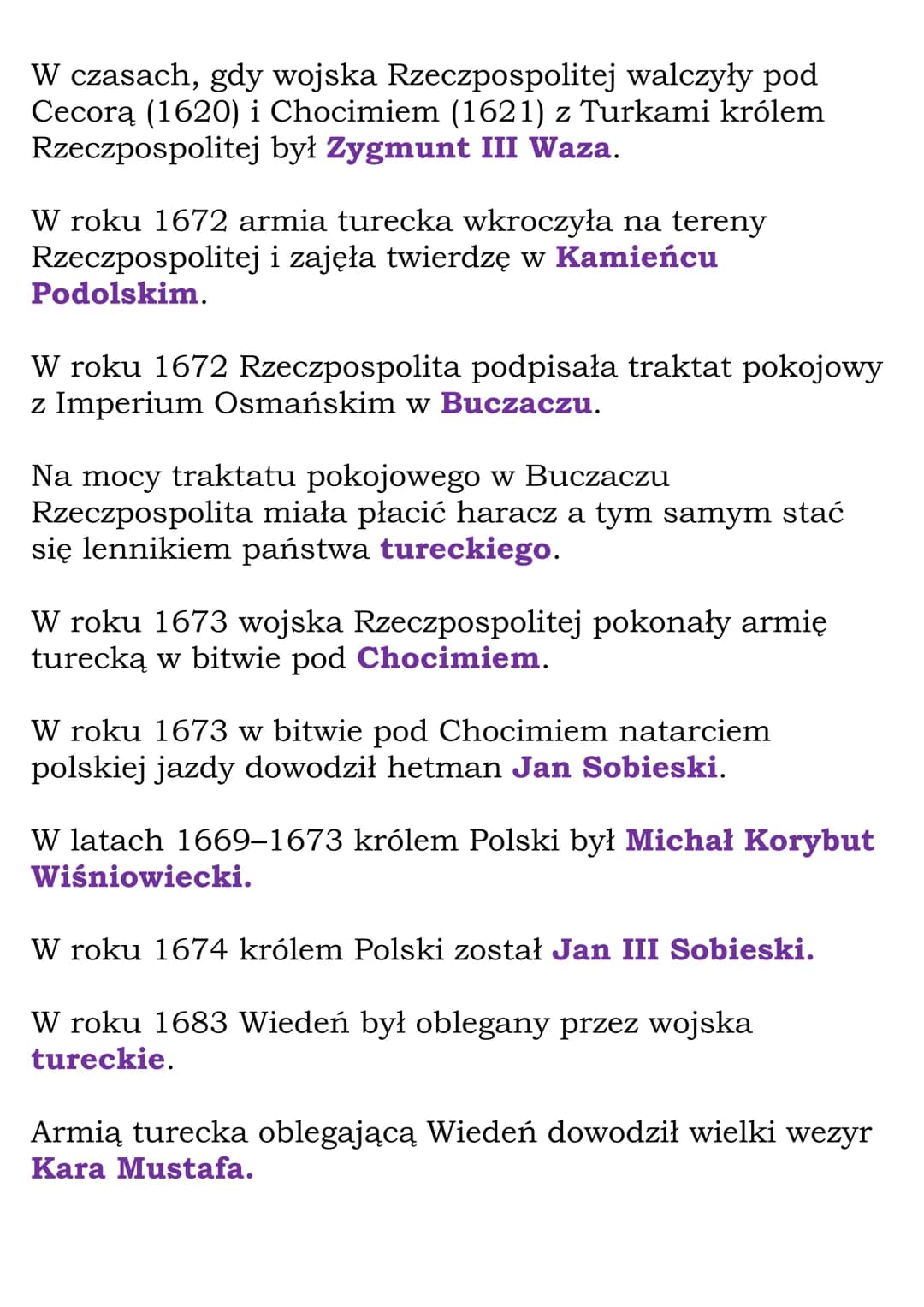 
<p>Wojny polsko-tureckie w XVII wieku dotyczyły konfliktów zbrojnych pomiędzy Rzecząpospolitą a Imperium Osmańskim. Wojna z Turcją 1620 był