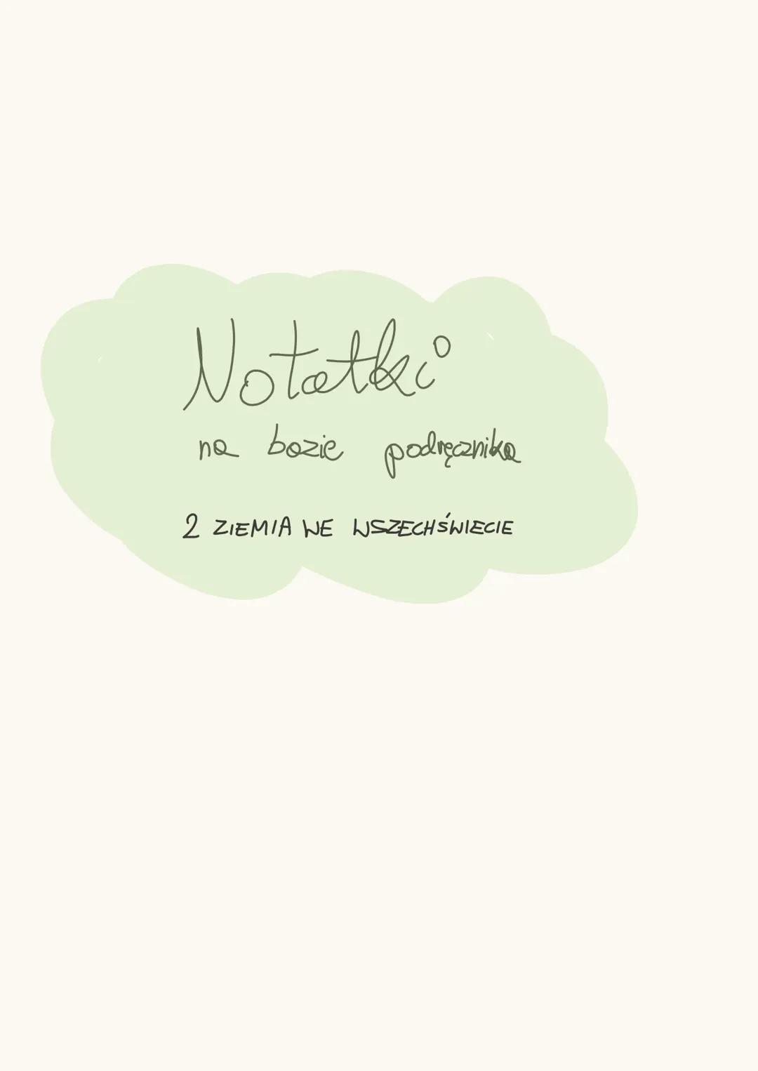 Ziemia we Wszechświecie