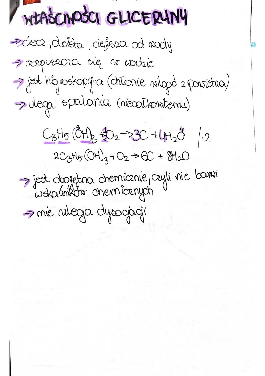 T:ALKOHOLE POLLAY PRORSULONE
A-
-OH
wiele-OH → minimum 2x-OH
struktoralny
we strutt
we stratut
PRZYKŁADY:
GLICEROL (gliceryna) → propan
H-C-