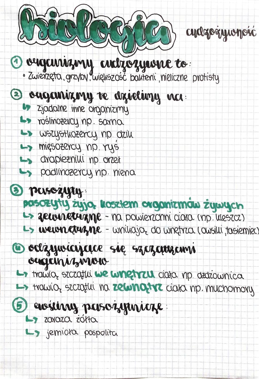 Cudzożywność i Pasożytnictwo - Biologia Klasa 5 - Puls Życia