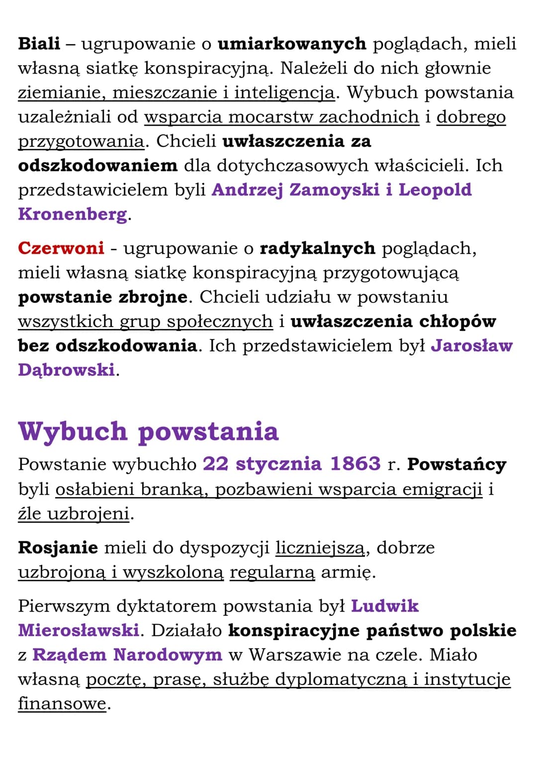 Ziemie polskie po Wiośnie
Ludów
1.Powstanie styczniowe
Ziemie polskie przed powstaniem
Zabór pruski
Hasło „praca organiczna” – uważano naród
