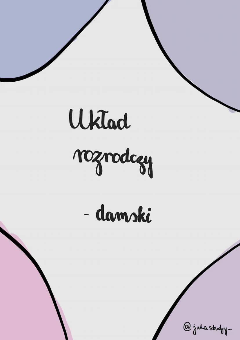 Układ
hesparkar
усмор
@jula studyy- funkeja
cykl miesingsghowy
to powtarzające się regularnie zmiany zachodzące w organizmie kobiety
wywołan
