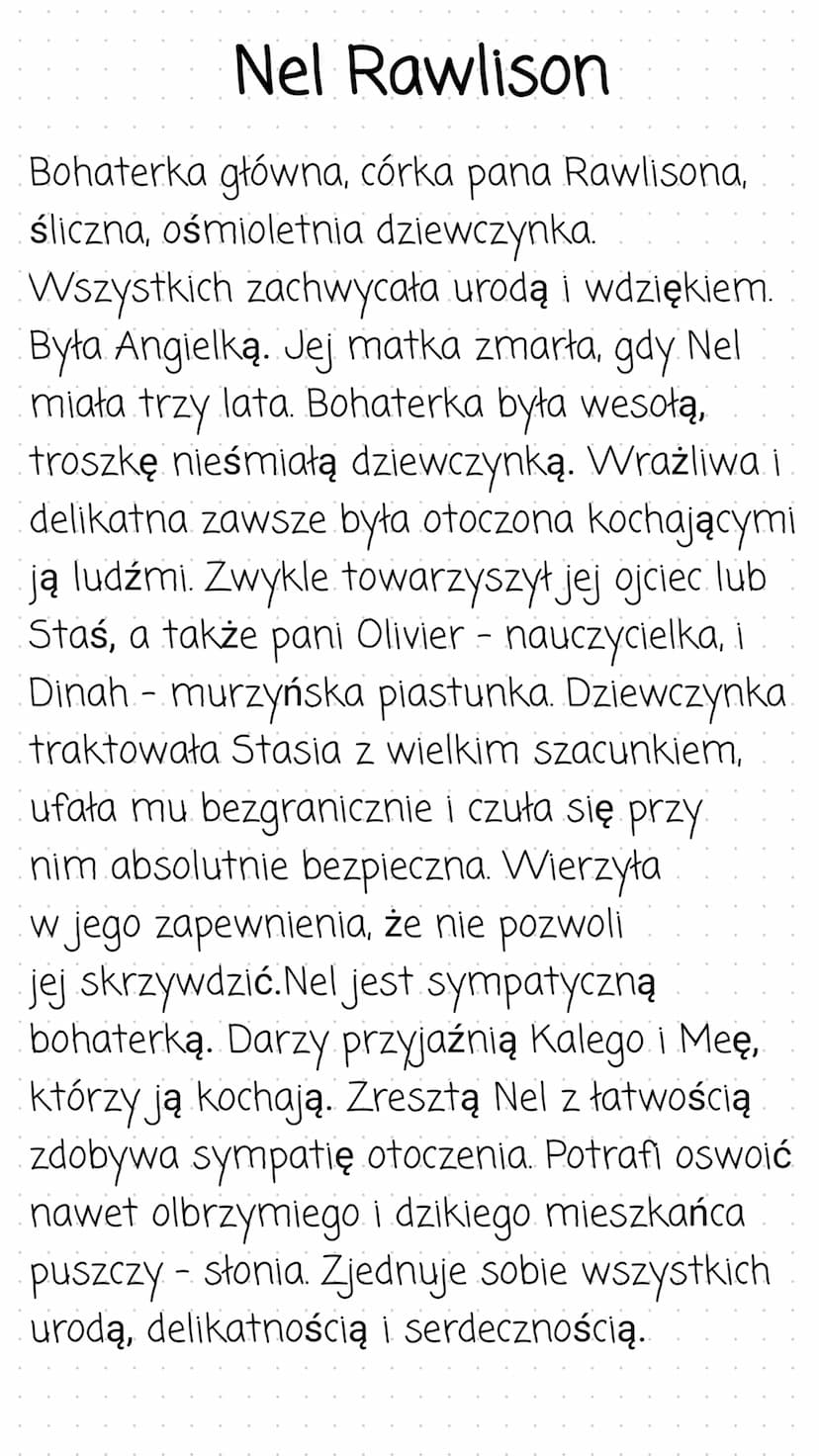 W pustyni iw puszczy
Streszczenie
Główni bohaterowie, czternastoletni Staś
Tarkowski i ośmioletnia Nel Rawlison, zostają
porwani przez Bedui