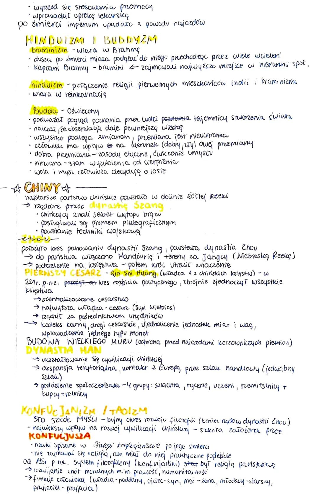 INDLE CHINY
I
Will tys. p.n.e. w dolinie indusu powstała cywilizacja
-O wysokim poziemie rozwoju (świadczą o tym ruiny miast Mohendie Daro i