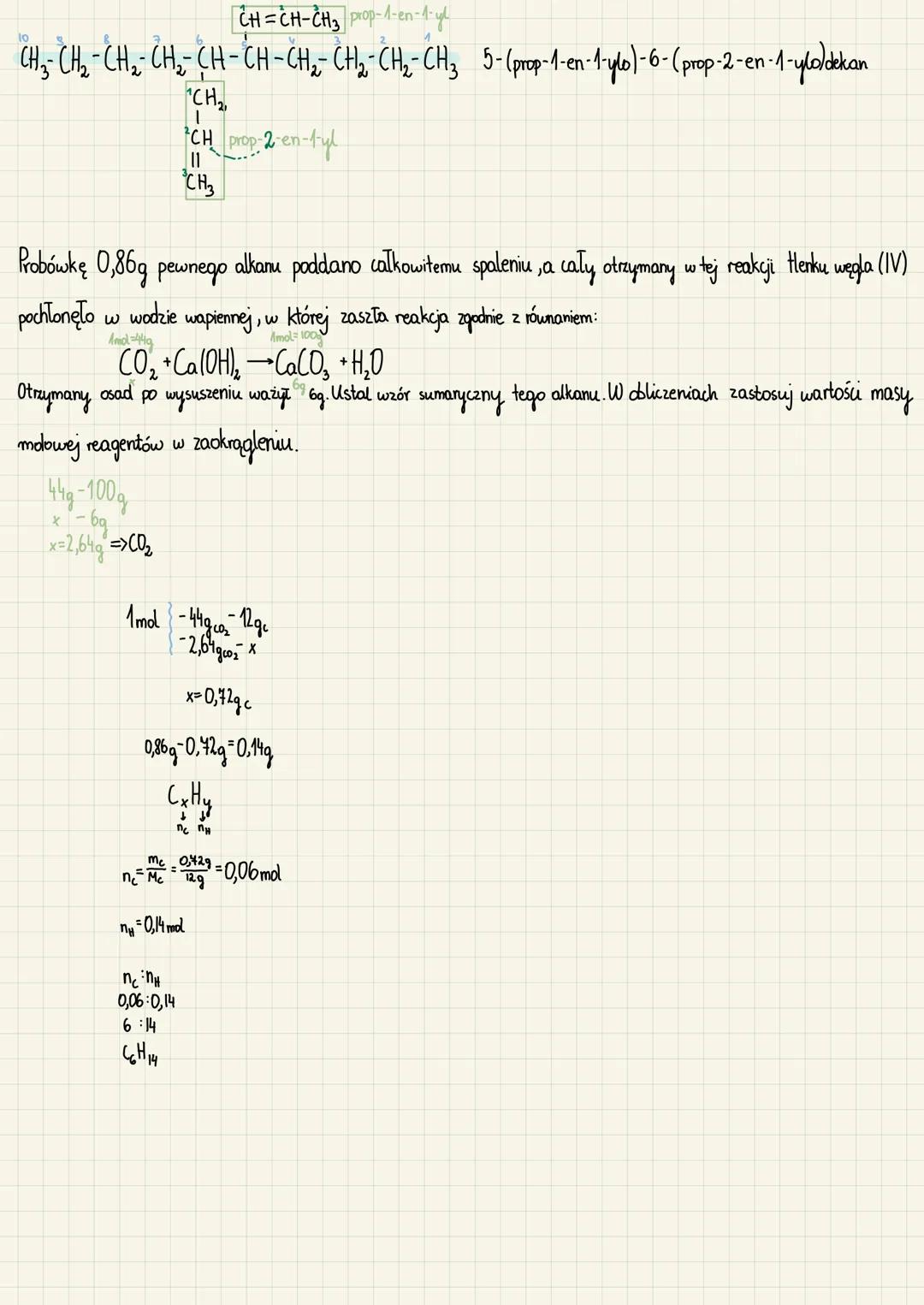 WE=
С
H
TC
4
1) BUDOWA
→ eten
I SZEREG
Cattu
propen C3H6
buten
C4H8
penten C5H 10
heksen C6H₁2
→ hepten C₂H₁4
⇒okten Cg H 16
ALKENY
133
pm
6