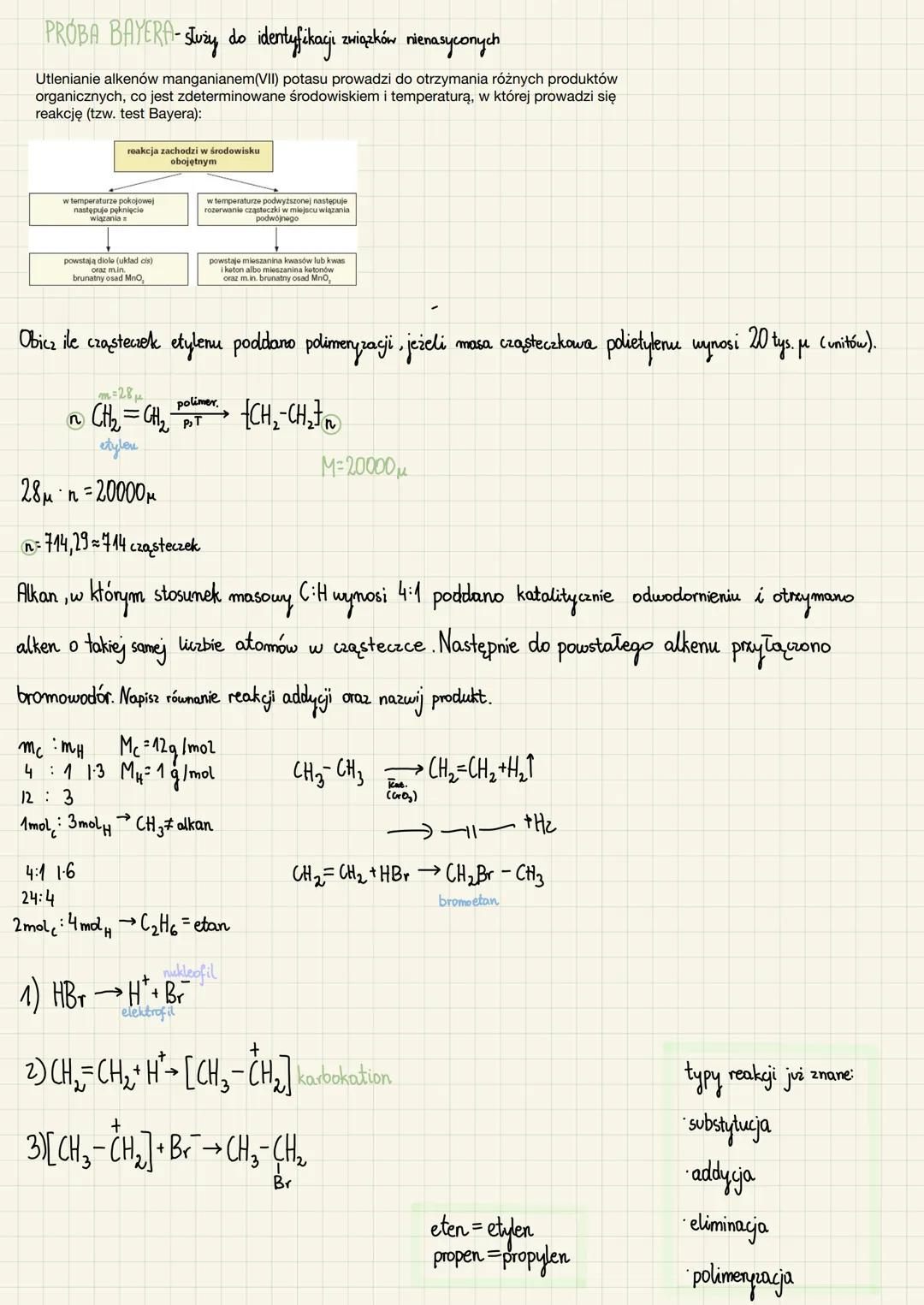 WE=
С
H
TC
4
1) BUDOWA
→ eten
I SZEREG
Cattu
propen C3H6
buten
C4H8
penten C5H 10
heksen C6H₁2
→ hepten C₂H₁4
⇒okten Cg H 16
ALKENY
133
pm
6