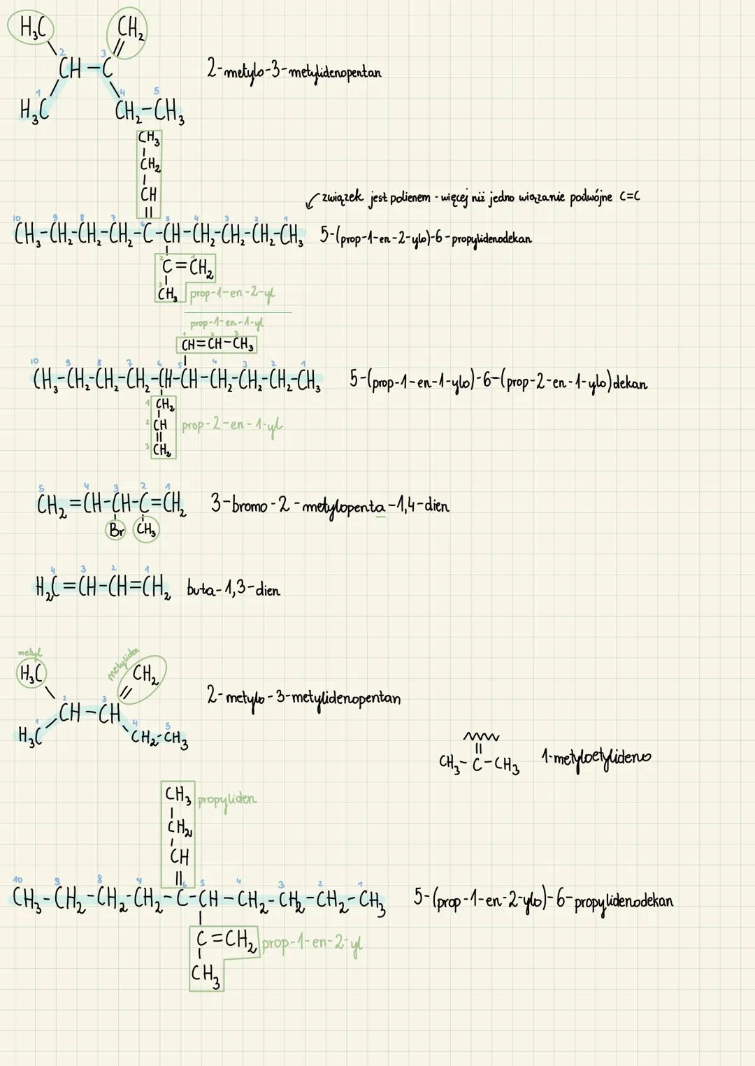 WE=
С
H
TC
4
1) BUDOWA
→ eten
I SZEREG
Cattu
propen C3H6
buten
C4H8
penten C5H 10
heksen C6H₁2
→ hepten C₂H₁4
⇒okten Cg H 16
ALKENY
133
pm
6