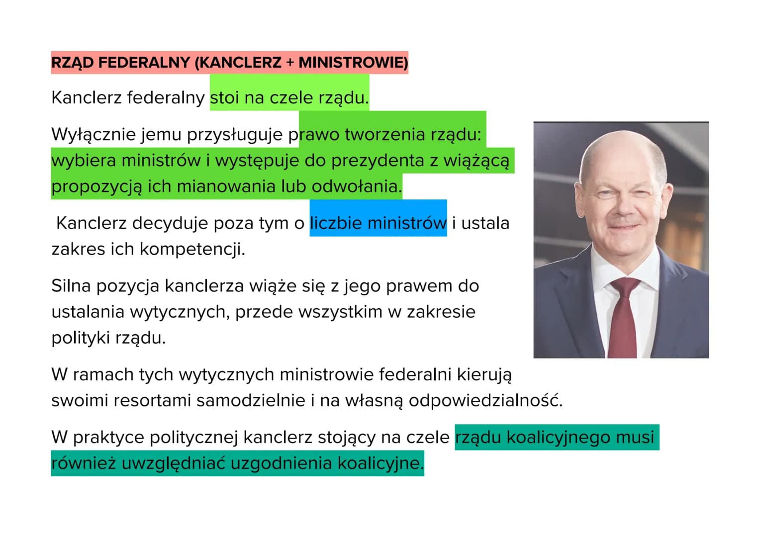 forma rządu- REPUBLIKA FEDERALNA
system polityczny- KANCLERSKO- PARLAMENTARNY
reżim- DEMOKRATYCZNY
ustrój terytorialny- ZŁOŻONY (Federacja)
