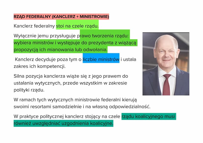 forma rządu- REPUBLIKA FEDERALNA
system polityczny- KANCLERSKO- PARLAMENTARNY
reżim- DEMOKRATYCZNY
ustrój terytorialny- ZŁOŻONY (Federacja)
