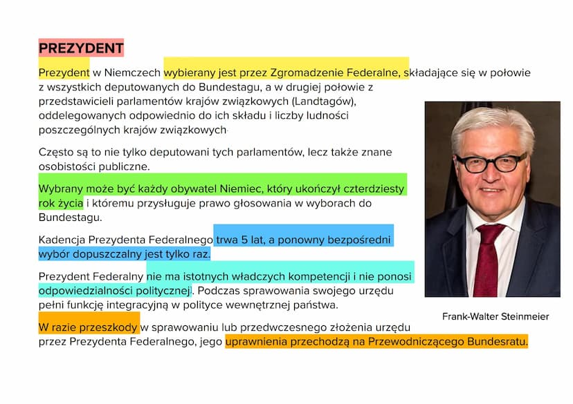 forma rządu- REPUBLIKA FEDERALNA
system polityczny- KANCLERSKO- PARLAMENTARNY
reżim- DEMOKRATYCZNY
ustrój terytorialny- ZŁOŻONY (Federacja)
