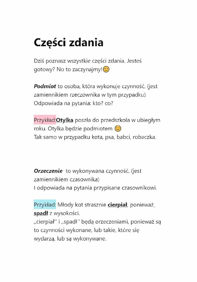 Know Części zdania thumbnail
