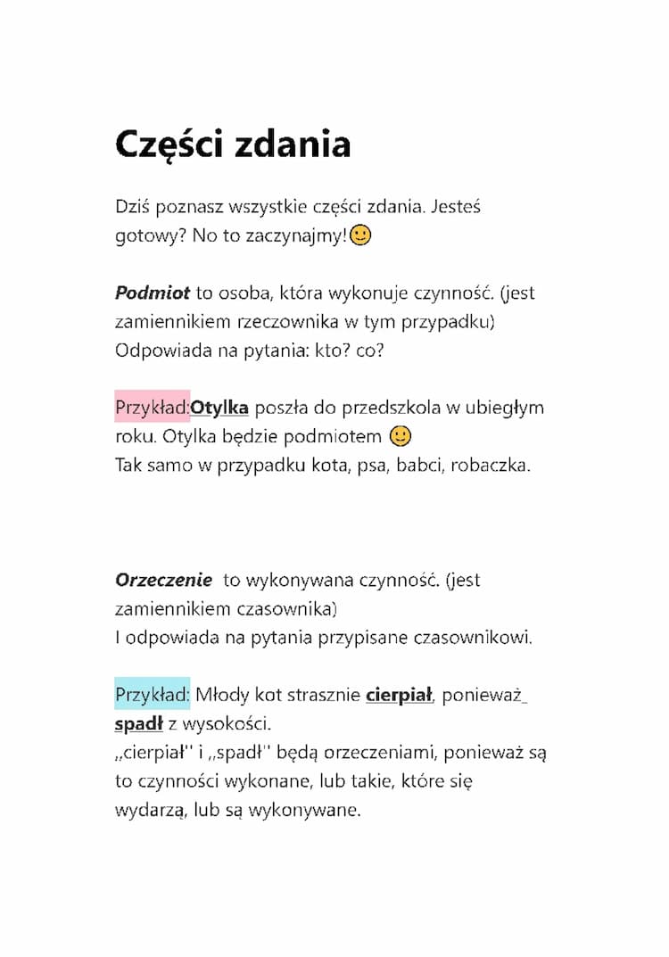Know Części zdania thumbnail