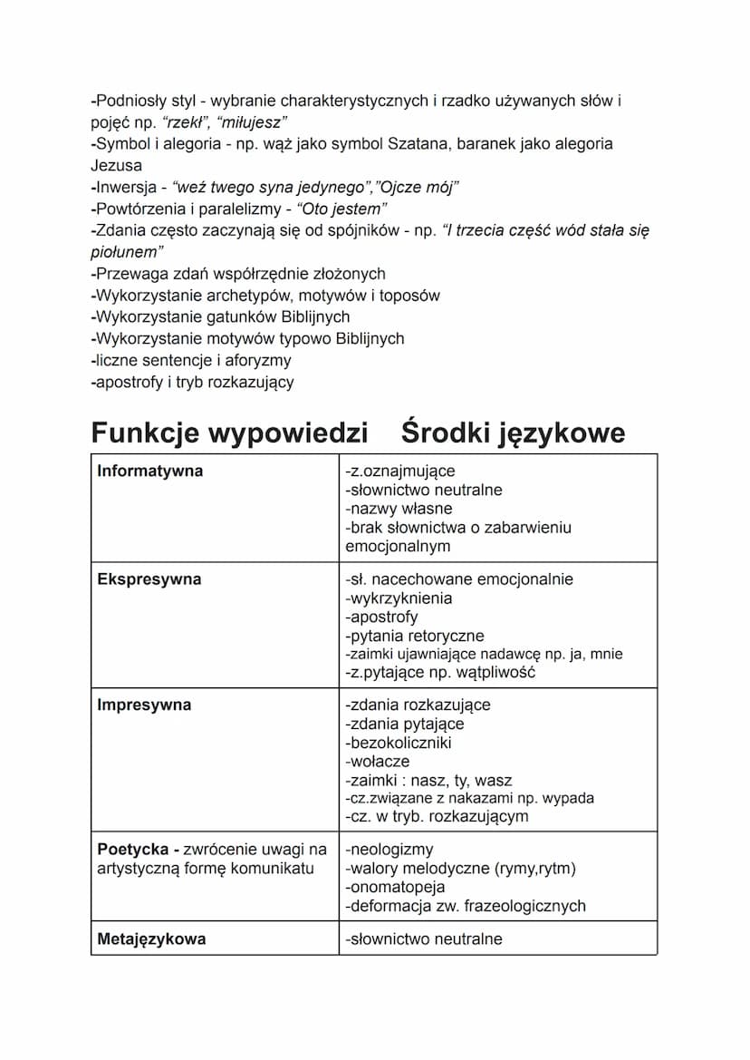 Biblia
STARY TESTAMENT
Został spisany w języku hebrajskim i aramejskim. Najstarszy zapis to
zapis z Księgi liczb, został spisany mniej więce