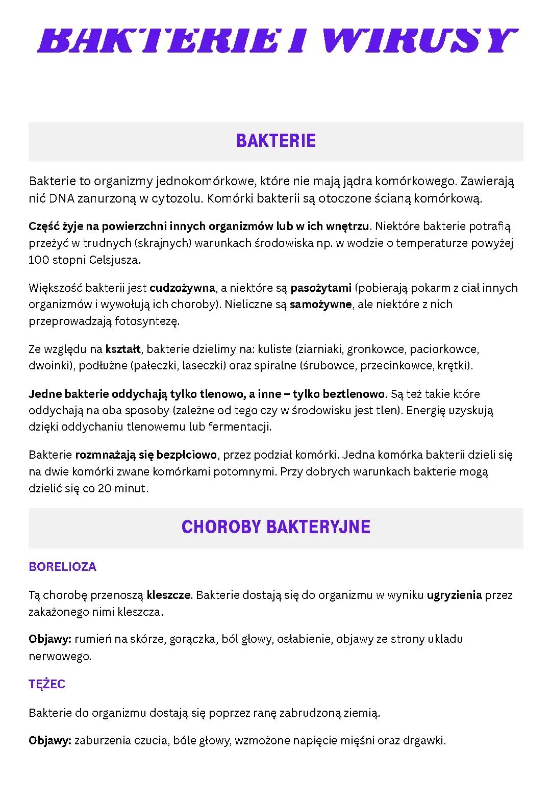 Wirusy i Bakterie: Co To Jest i Jakie Choroby Wywołują?