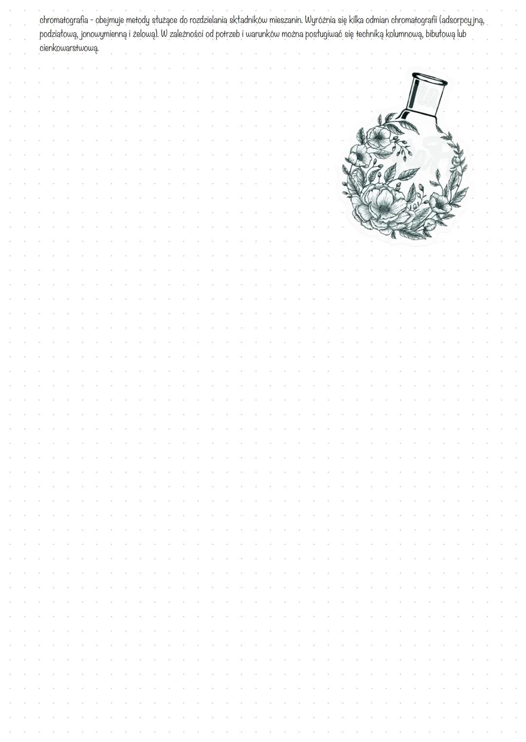 8.
Metody rozdzielania mieszanin
Wybór sposobu rozdzielania mieszaniny zależy przede wszystkim od właściwości składników wchodzących w jej s