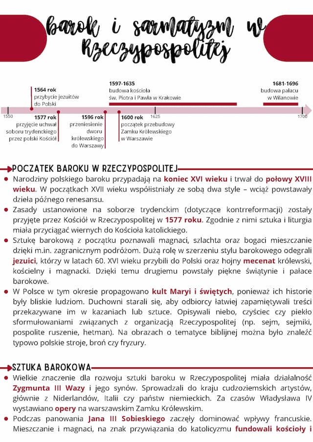 Know Barok i sarmatyzm w Rzeczypospolitej. thumbnail