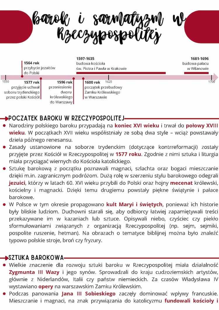 Know Barok i sarmatyzm w Rzeczypospolitej. thumbnail