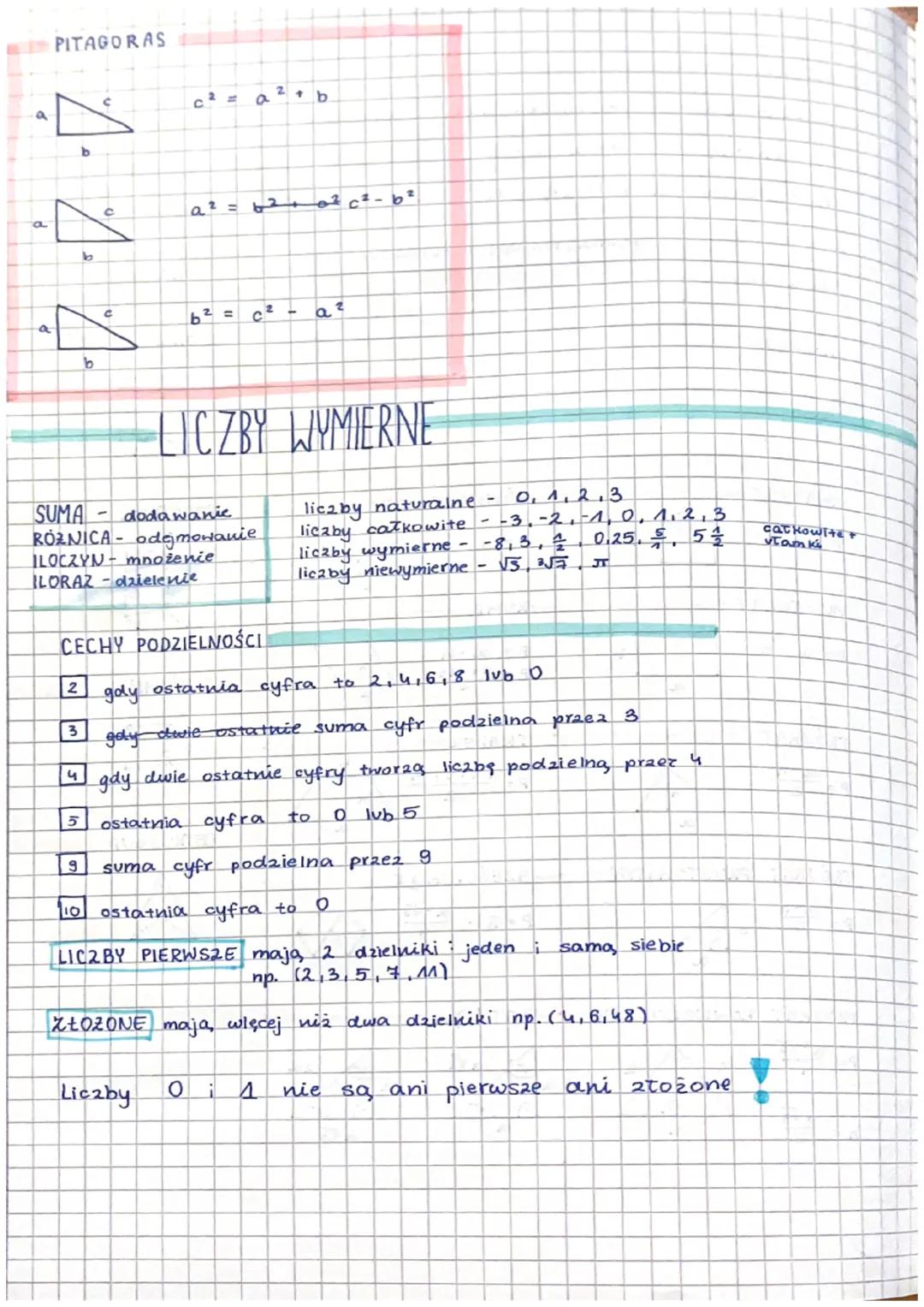 a
PITAGORAS
b
A
C
b
2
с
a
a ² = 62
b² = C²
SUMA dodawanie
ROZNICA- odejmowanie
ILOCZYN - mnożenie
ILORAZ-dzielenie
2 b
Liczby O i
+
a ²
LICZ