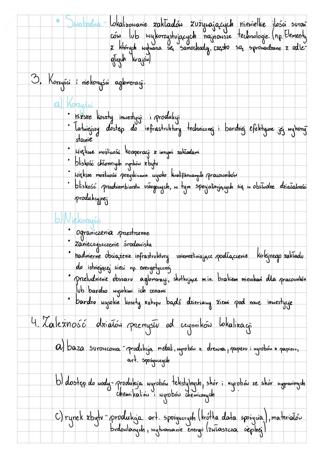 Czynnika lokalizacji przemypołu
1. Podriał czymników Lokalizagi przemysłu
Czynniki pocycodnisze
●
•
->
baza surowcowa
→ dostap do wody i duż