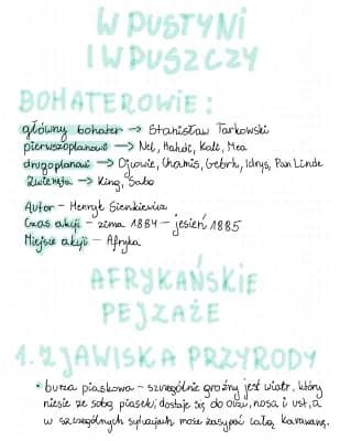 Know notatka z lektury „W pustyni i w puszczy” thumbnail