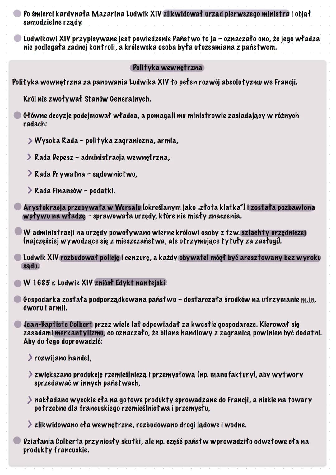Absoluty & m we
Franci
Panowanie Ludwika XIII
Ludwik XIII był synem Henryka IV (pierwszego króla Francji z dynastii Burbonów).
Ludwik XIII z
