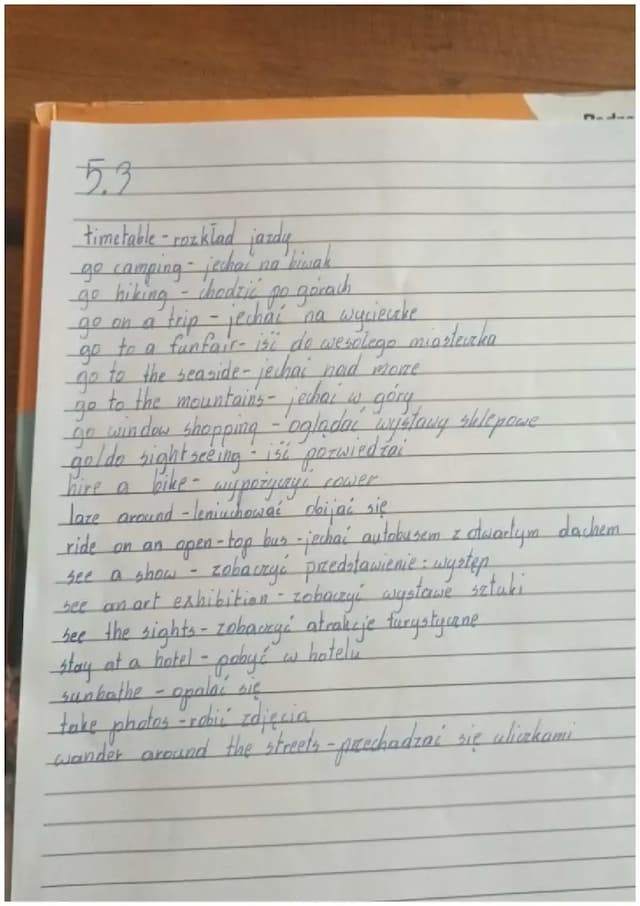 Know Słówka J.Angielski klasa 7 5.3 thumbnail