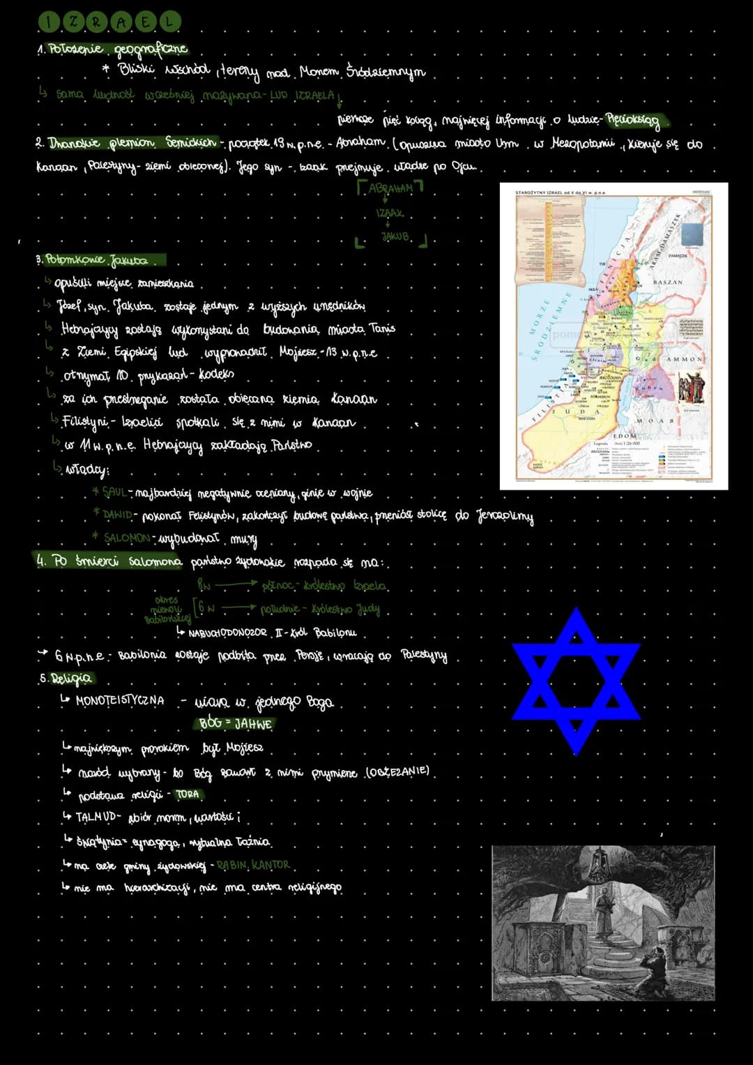 IZRAEL
1. Położenie geograficzne
+ Bliski wschool, tevery mad, Monem Śródziemnym
sama wuḍho's wcześniej nazywana- LUD IZRAELA |
O
miernąge p