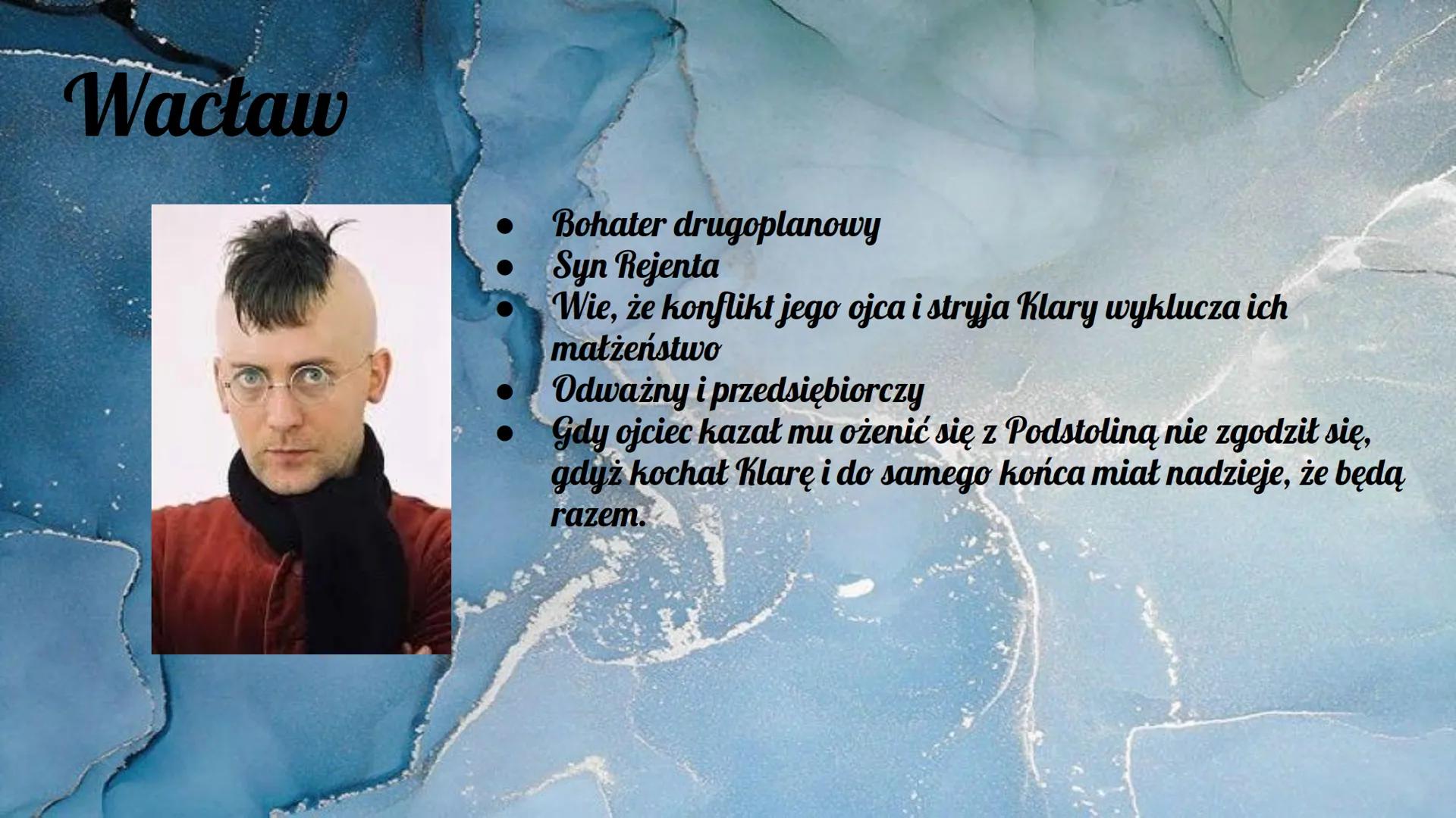 ,,Zemsta"
99
Aleksander Fredro Geneza utworu
Inspirowana była dokumentem znalezionym
przez Fredrę na zamku Kamieniec w Odrzykoniu,
Bibloteme