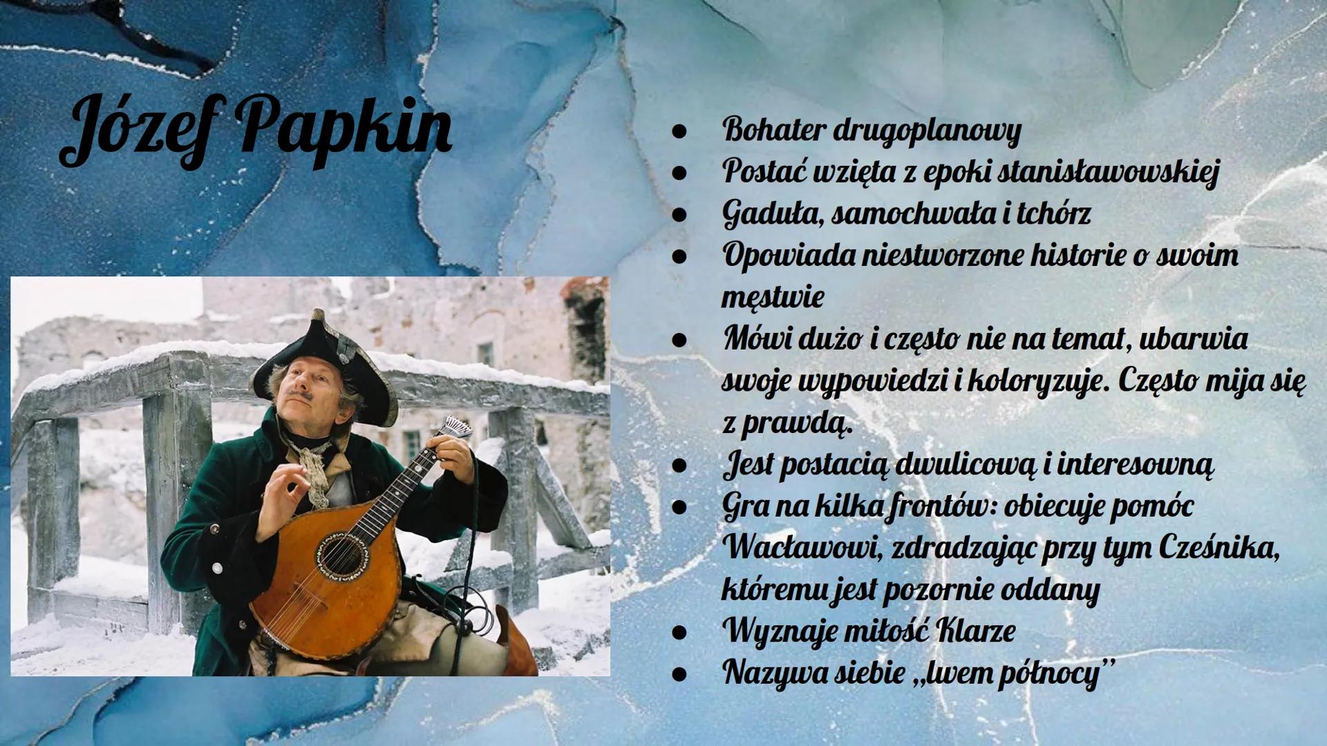 ,,Zemsta"
99
Aleksander Fredro Geneza utworu
Inspirowana była dokumentem znalezionym
przez Fredrę na zamku Kamieniec w Odrzykoniu,
Bibloteme