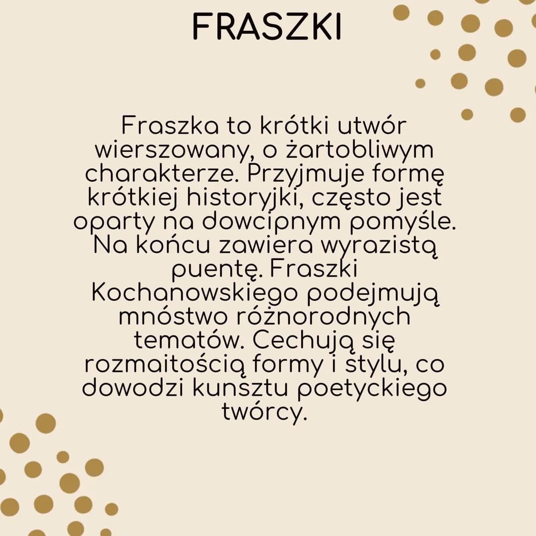 
<h2 id="oautorze">O Autorze</h2>
<p>J. Kochanowski uważany jest za człowieka renesansu. Był wykształcony i studiował między innymi na uniwe