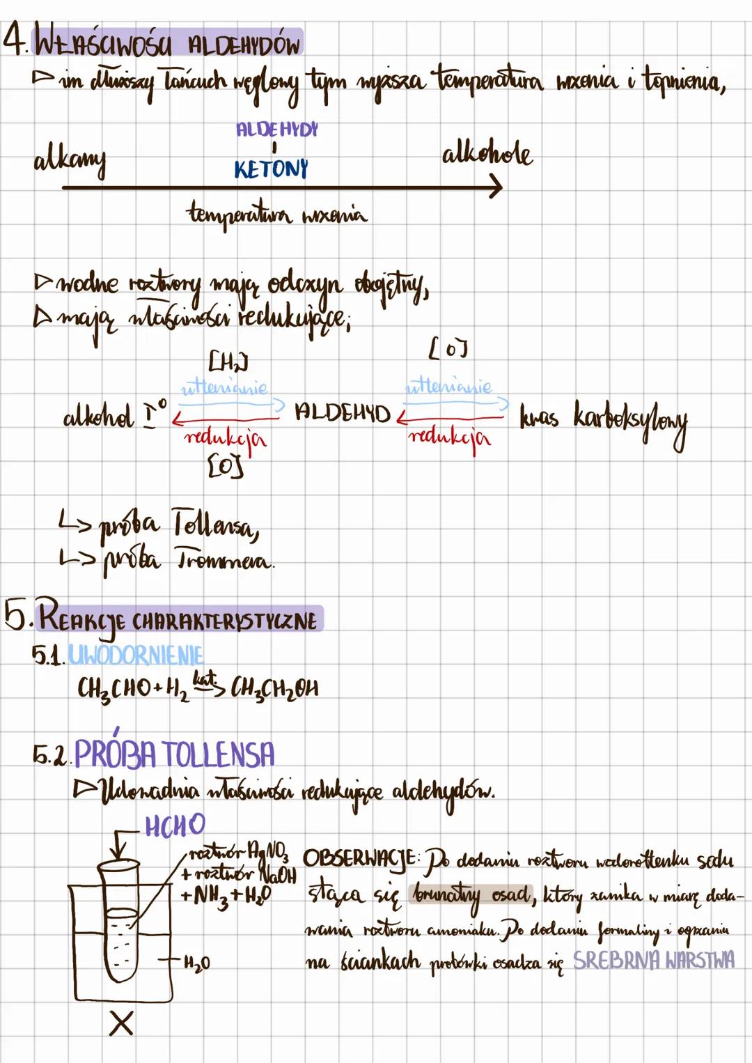 Aldehydy
1. WZÓR OGÓLNY
H
*
gr. Karbonylona
grupa kurboaldehydona ->zawsze na końcu Tańcucha
* poxy motanalu zamiast R jest po prostu. H.
2.
