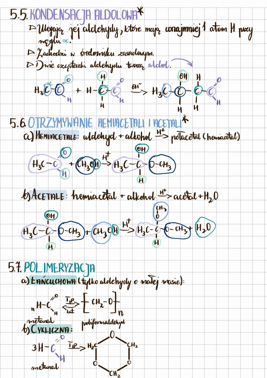 Aldehydy
1. WZÓR OGÓLNY
H
*
gr. Karbonylona
grupa kurboaldehydona ->zawsze na końcu Tańcucha
* poxy motanalu zamiast R jest po prostu. H.
2.