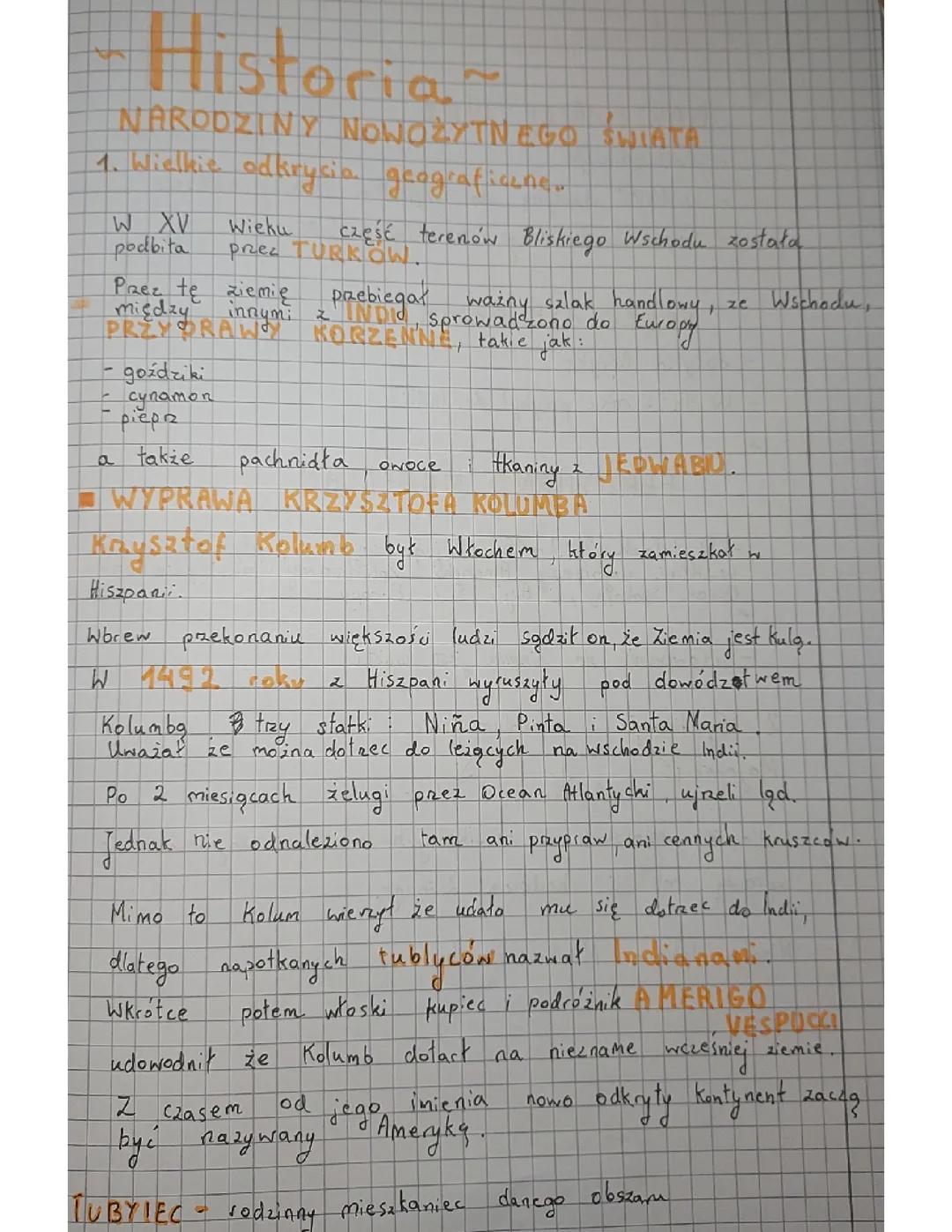 Historia - Narodziny Świata Nowożytnego