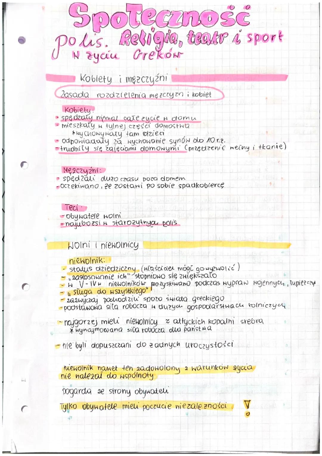 Życie Greckiej Społeczności: Religia, Sztuka i Sport