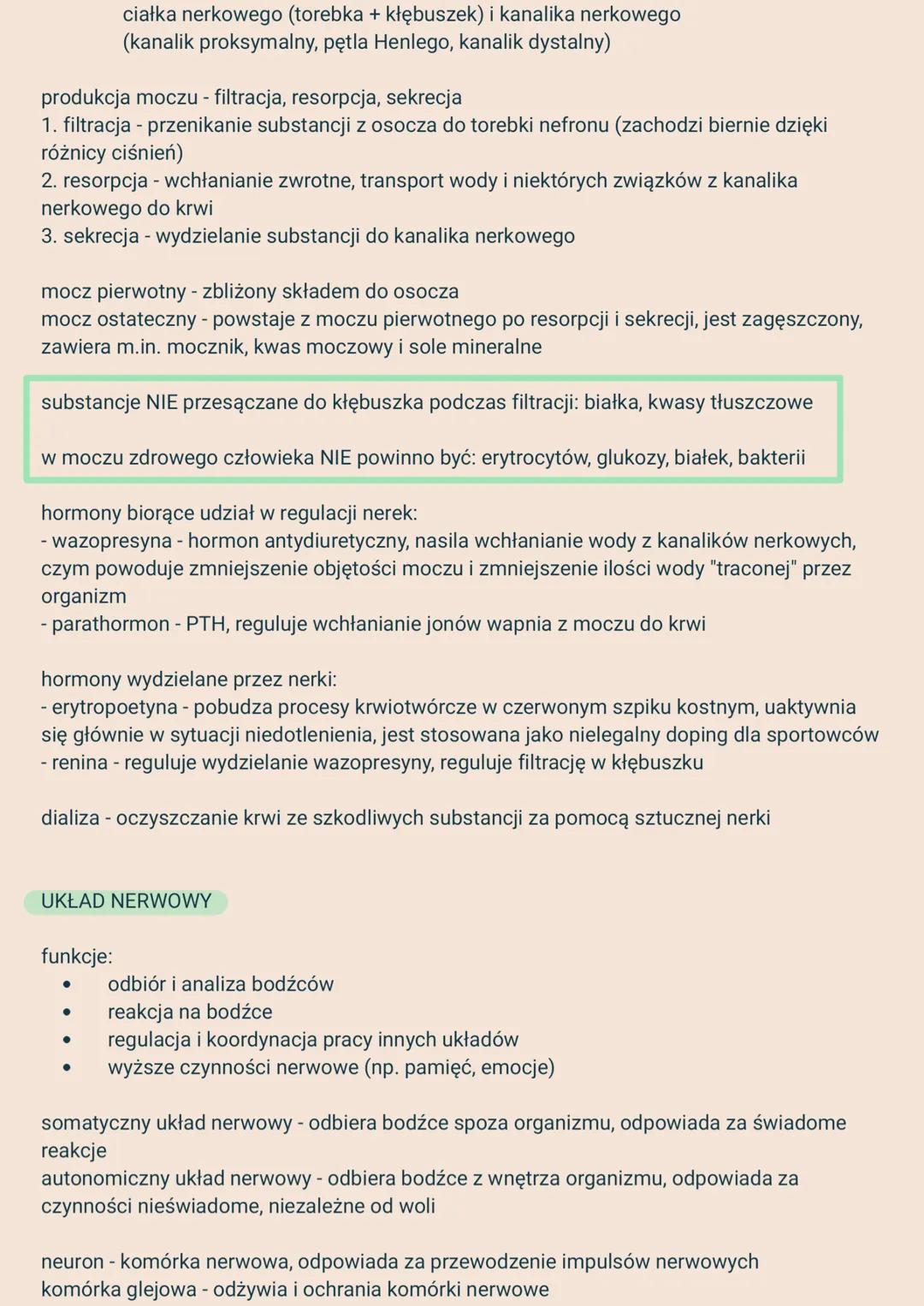 2.
Układy narządów i ich funkcje:
1. Układ powłokowy - skóra - chroni przed urazami mechanicznymi i infekcjami,
3.
ANATOMIA I FIZJOLOGIA CZŁ