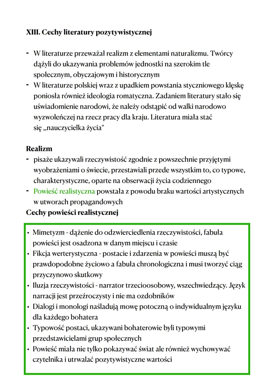 
<h2 id="nazwaepoki">Nazwa epoki</h2>
<p>Epoka pozytywizmu, nazwana tak na cześć kierunku filozoficznego zapoczątkowanego przez Augusta Comt